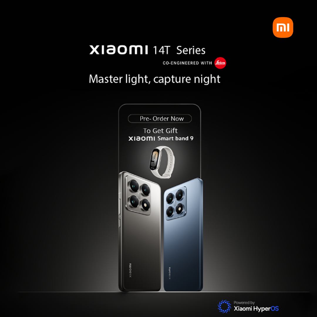 Xiaomi 14 T launched ; claim free mi smart band 9 on pre-orders