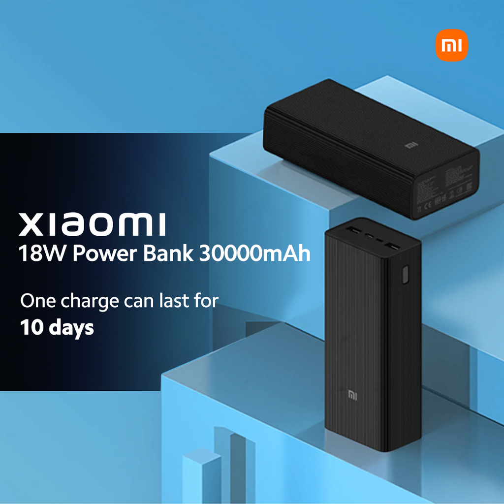 Xiaomi 18W Power Bank 30000mAh – A Power Bank for Ultimate Power Backup!