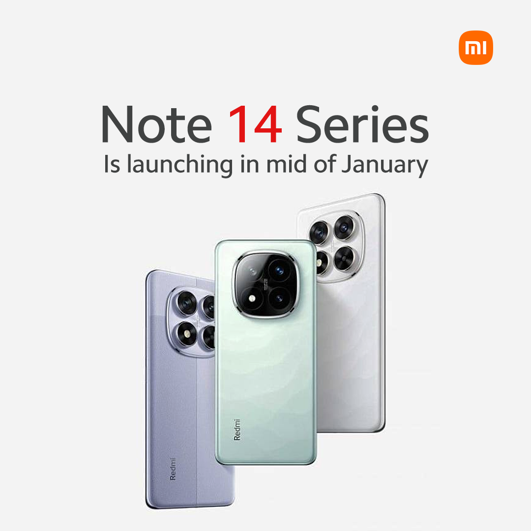 Xiaomi Redmi 14 note series launching soon