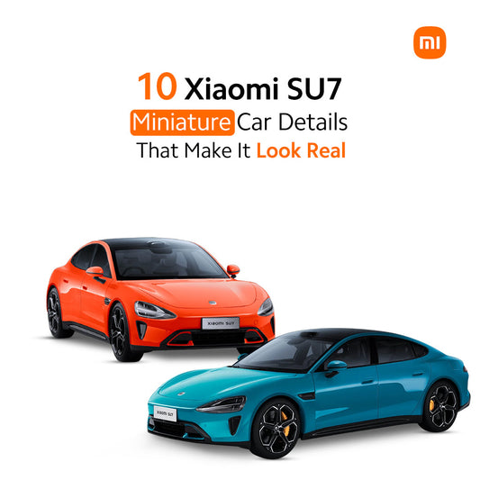 10 Xiaomi SU7 Miniature Car Details That Make It Look Real