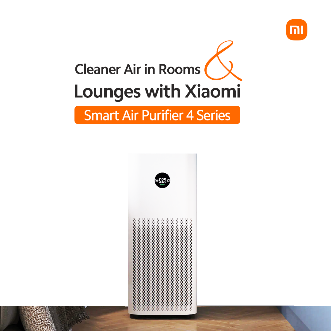  Xiaomi Smart Air Purifier 4 Series - Cleaner Air in Rooms & Lounges