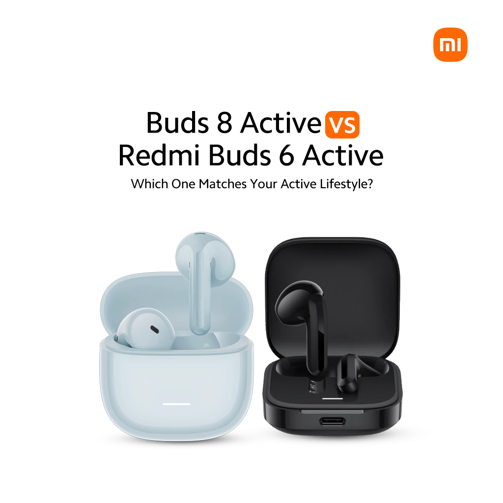 Redmi Buds 8 Active vs Redmi Buds 6 Active 