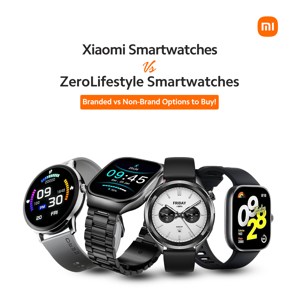 Xiaomi Smartwatches Vs ZeroLifestyle Smartwatches – Branded vs Non-Brand Options to Buy!