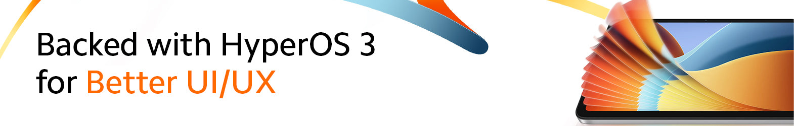 Backed with HyperOS 3 for Better UI/UX 