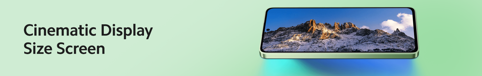 Cinematic Display Size Screen