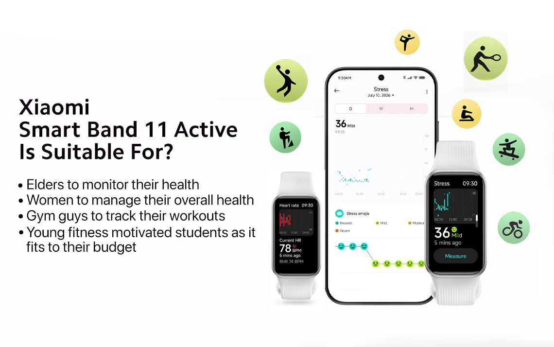 Xiaomi Smart Band 11 Active Is Suitable For?