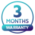 3 Months Warranty