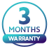 logo warranty 70X70..1 70x 3 Months Warranty